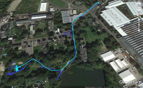 Trailaufzeichnung mit GPS Logger